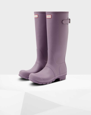 Violet hunter rain boots hotsell