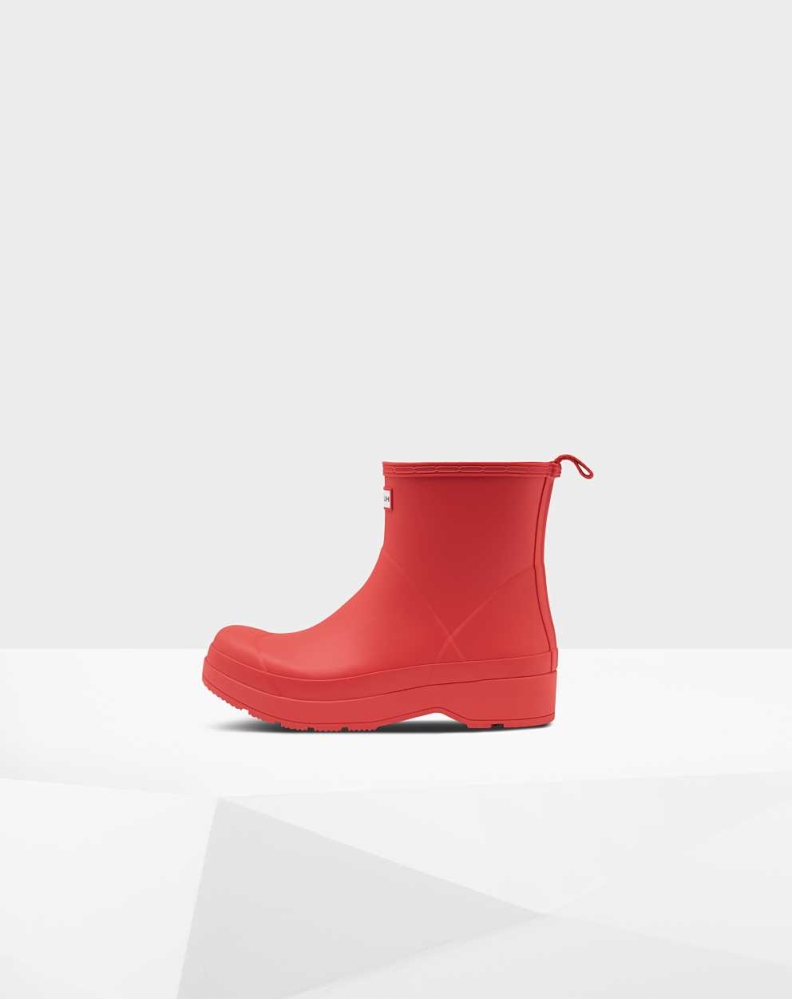 Men's Hunter Original Play Boots Red | US1546072