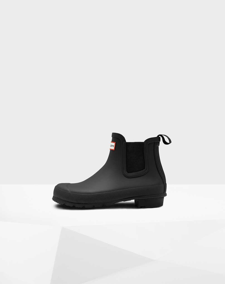 Women's Hunter Original Chelsea Boots Black | US8176432