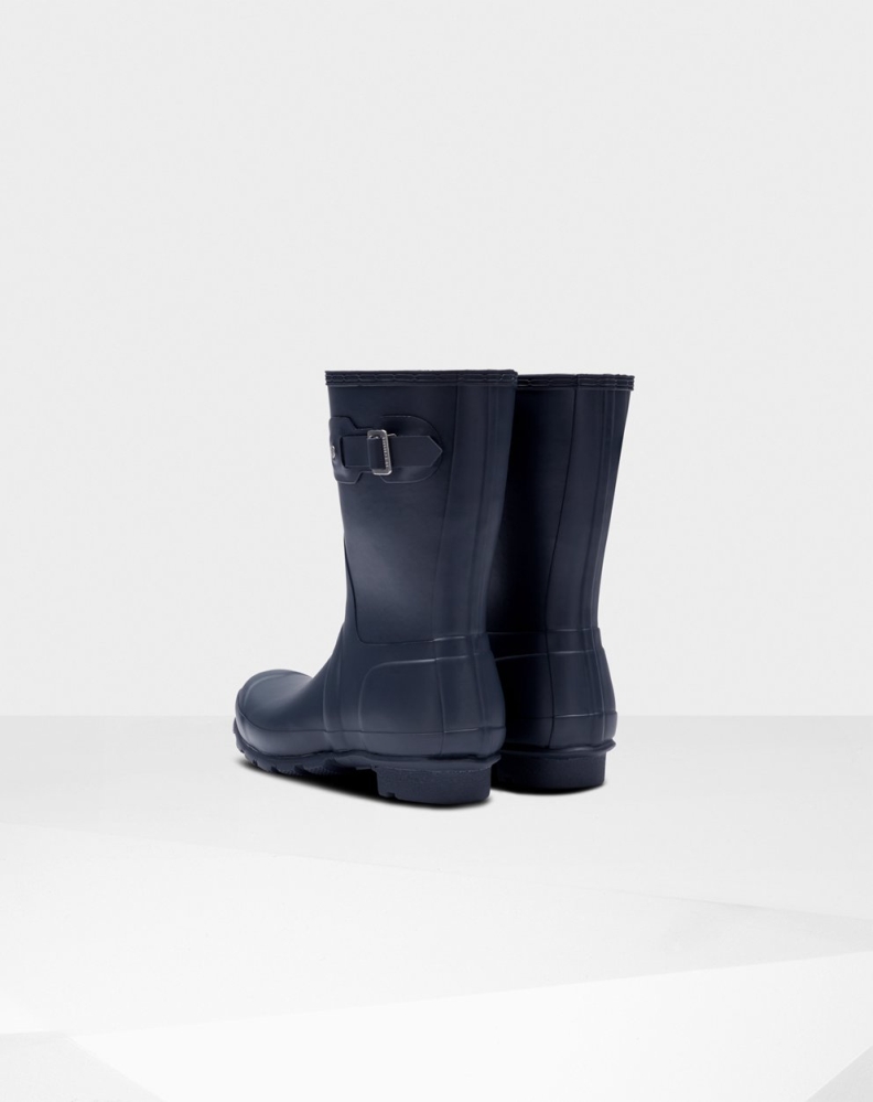 Women's Hunter Original Insulated Short Rain Boots Navy | US1259078