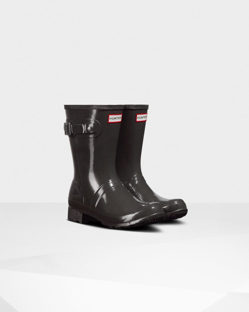 Hunter Short Rain Boots Store NYC - Womens Original Tour Foldable 