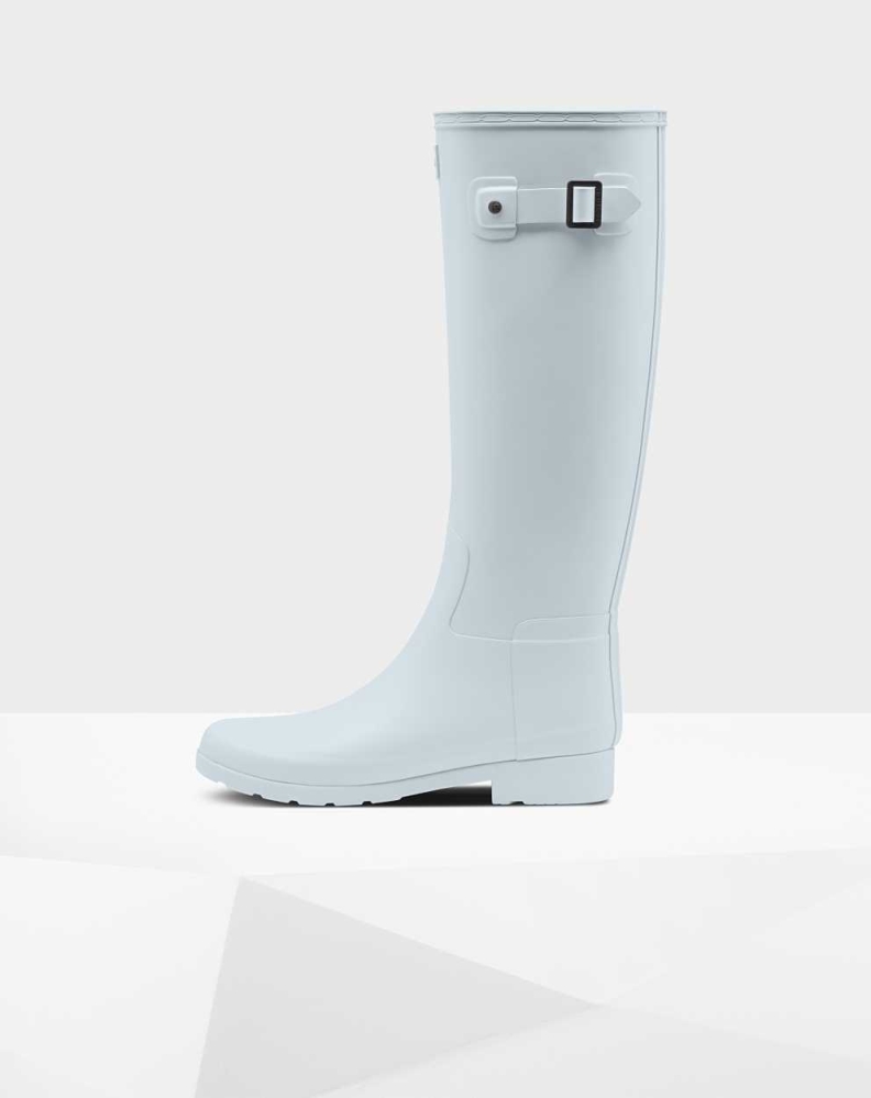 Women's Hunter Refined Slim Fit Wellington Tall Rain Boots Grey | US8527390